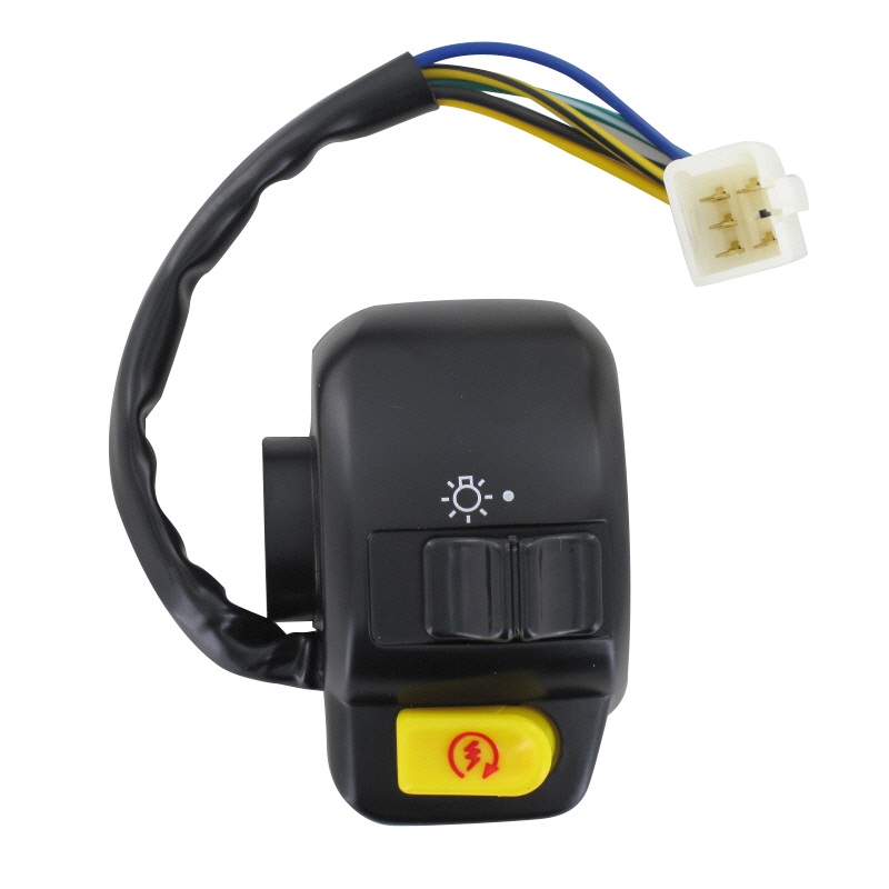 PGO Schaltereinheit Schaltergehäuse unten Roller 50ccm 2Takt Motorroller.de Lenkerarmatur Kombischalter Kombi-Schalter Schalter-Einheit Lenker-Armatur