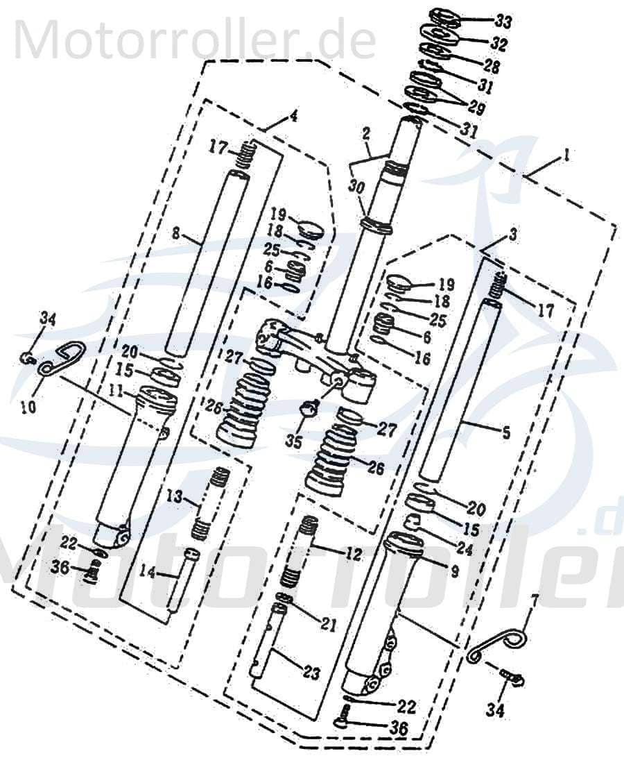 Fixierbolzen 79031 für 50ccm 2Takt