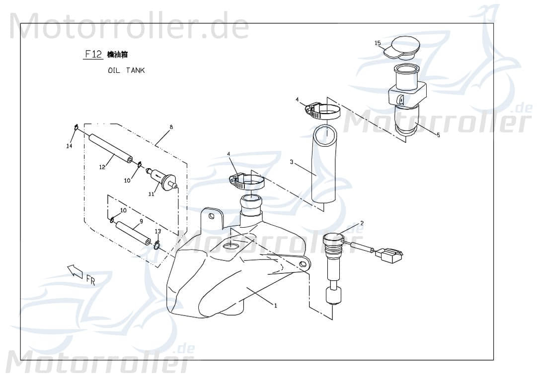 PGO Schelle 125ccm 4Takt T-Rex 50 Schlauchschelle 50ccm 2Takt Motorroller.de Klemme Schlauchklemme Spannring clip Klemmschelle Schlauchbinder Scooter