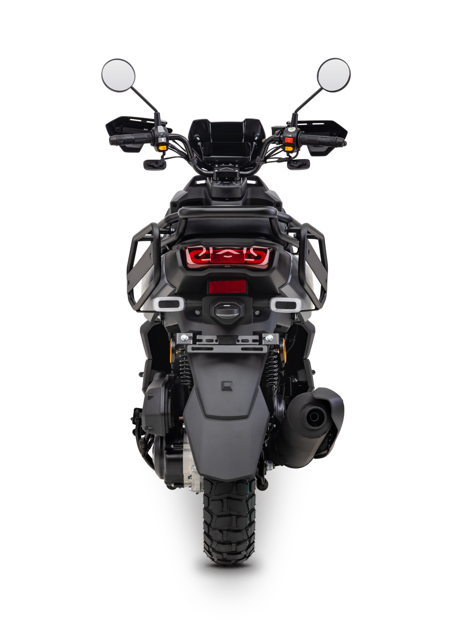 Motorroller Fighter 50 RT grau 45 km/h Euro 5 Scooter Mokick Roller