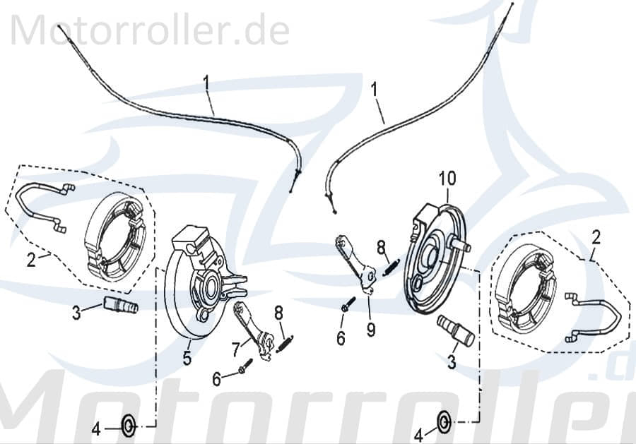 AEON Bremsarm vorne links 45410-131-000 K45410-131-000