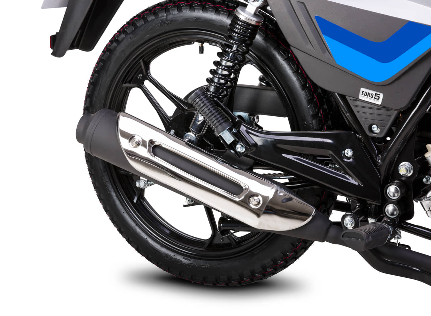 Motorrad Fighter 50 C-RS weiß 45 km/h Euro 5 Schaltmoped Mokick Kleinkraftrad